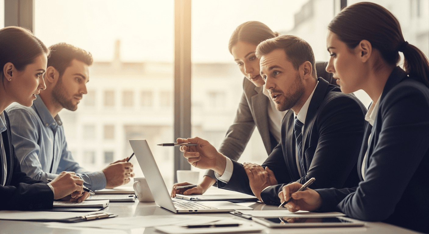 Executive summary business plan example showing clear problem statement and financial metrics