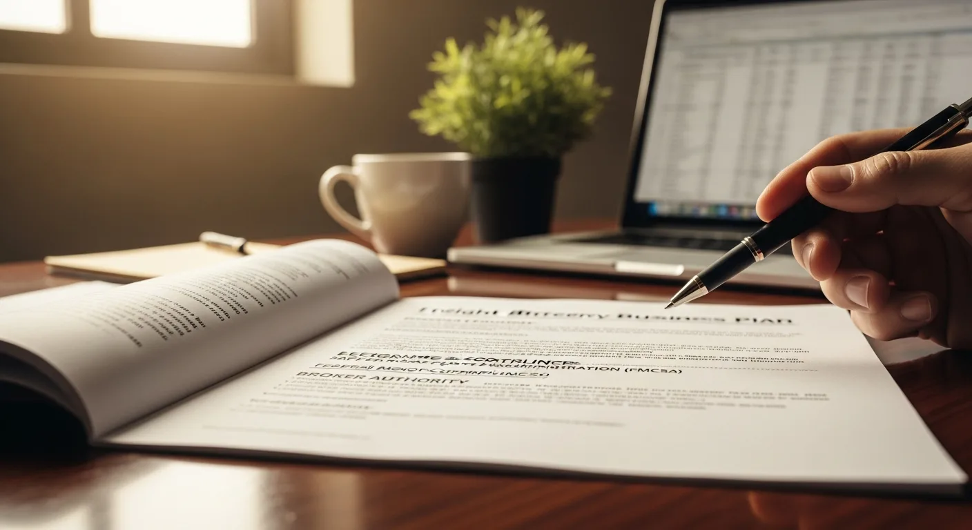 FMCSA licensing documents and freight brokerage legal requirements