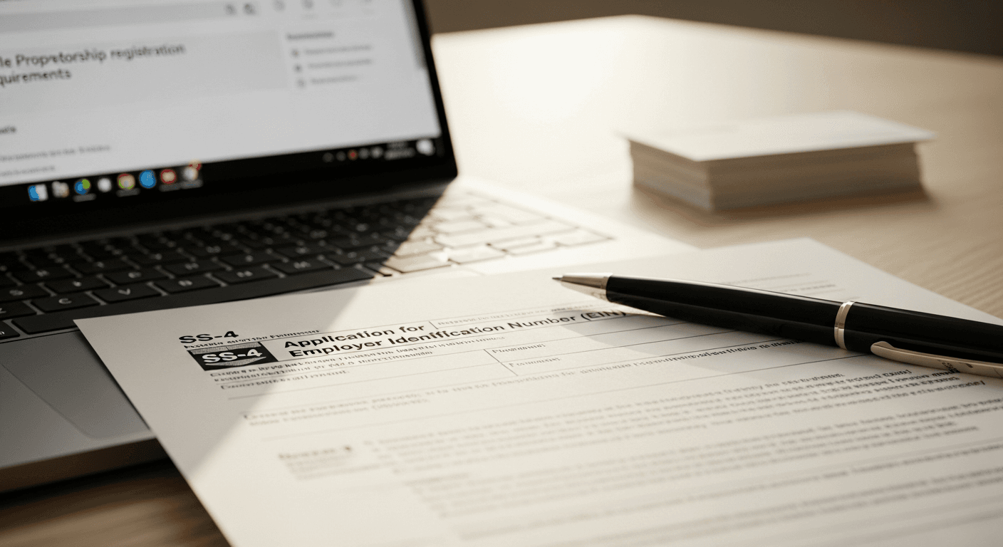 Sole proprietorship tax forms and self-employment tax calculation