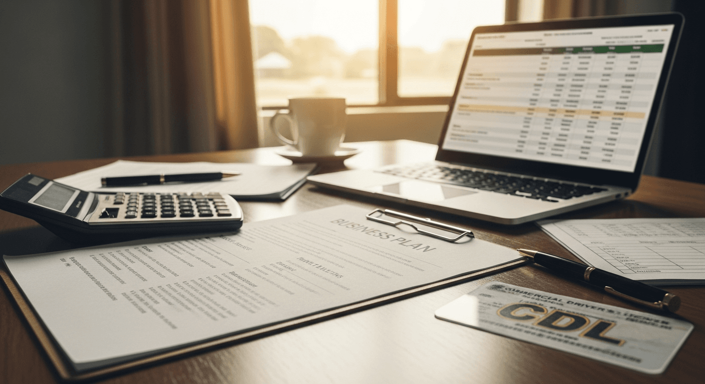 Trucking company startup costs and equipment financing