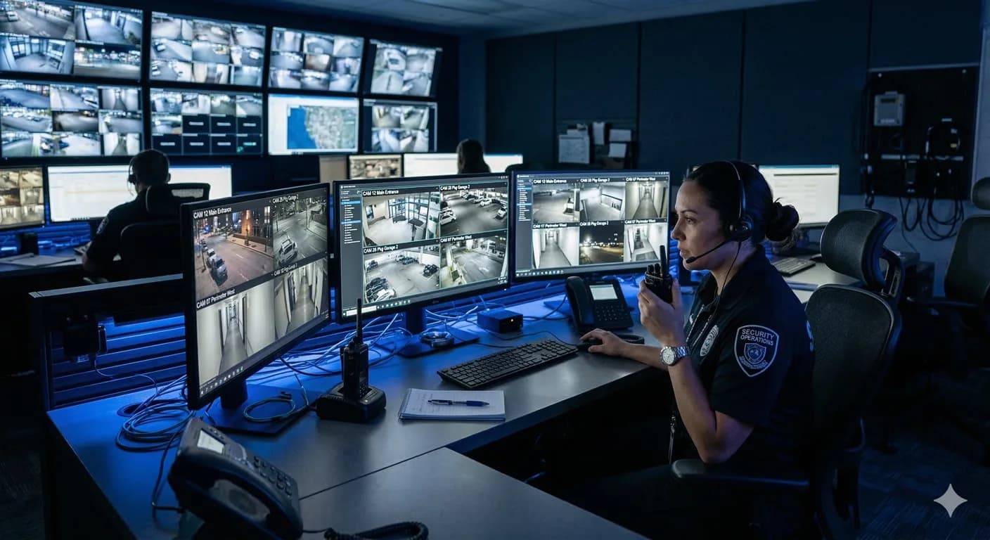 Security guard operations and dispatch center