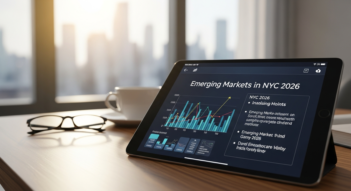 Professional services office in New York with consultants working with clients