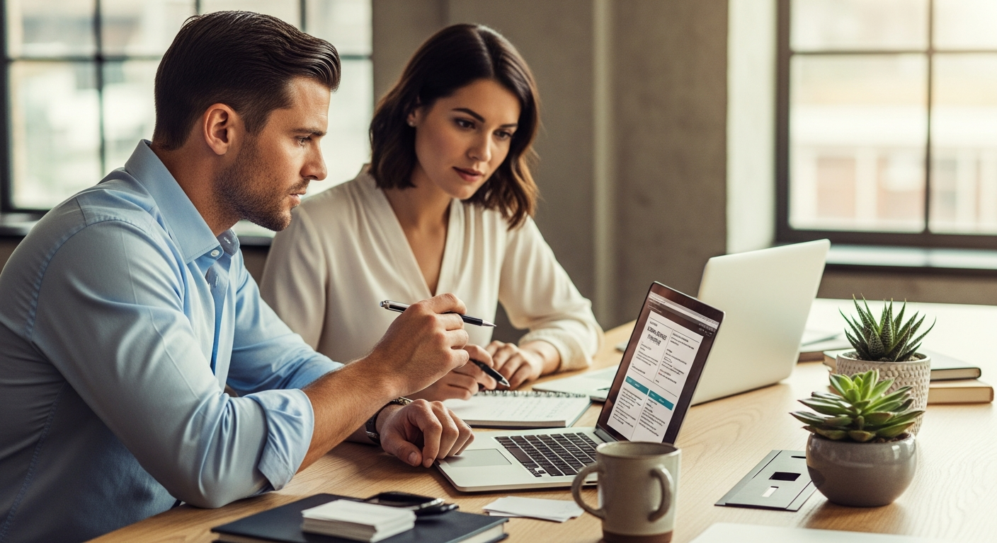 Digital business proposal template with tracking analytics