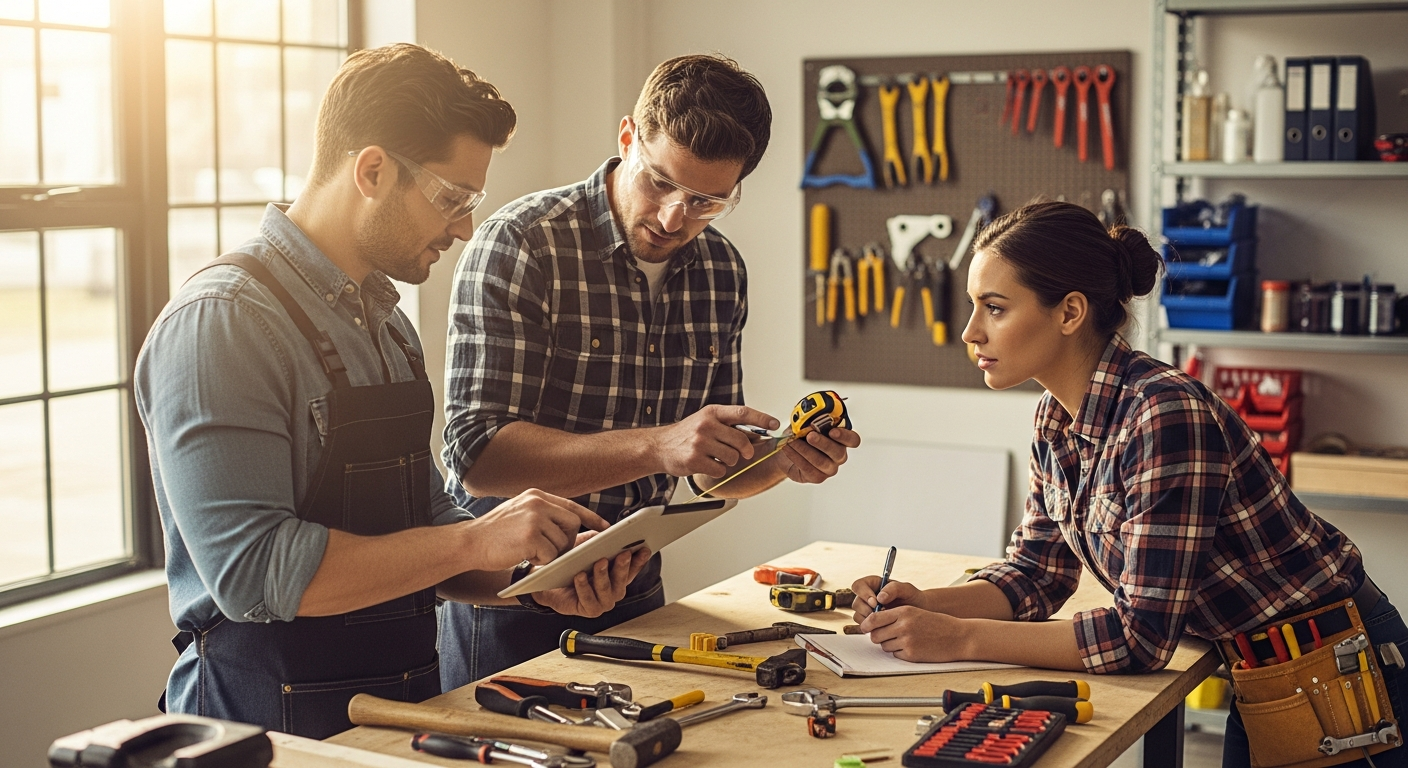 Marketing strategies for handyman business including online presence and local advertising