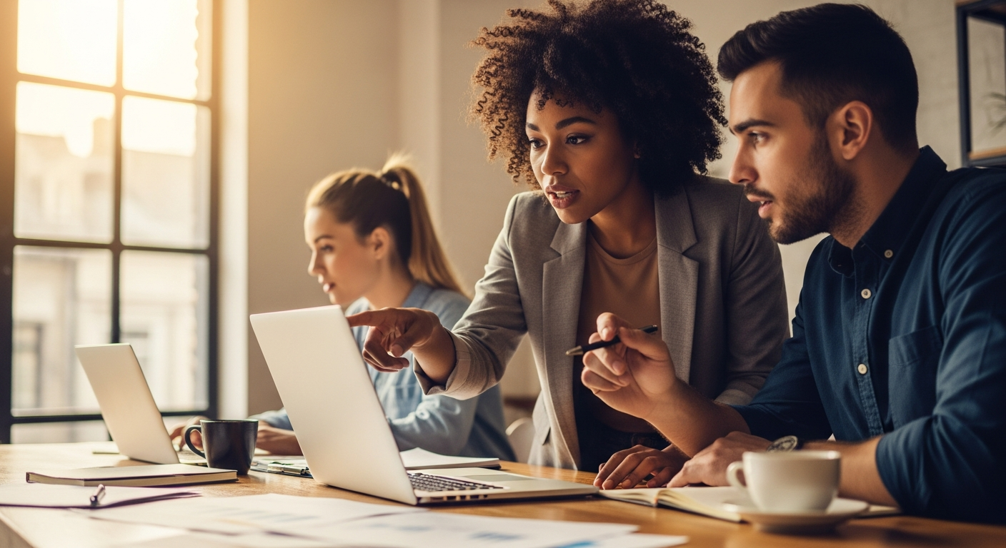 Analytics dashboard showing website performance metrics and traffic data