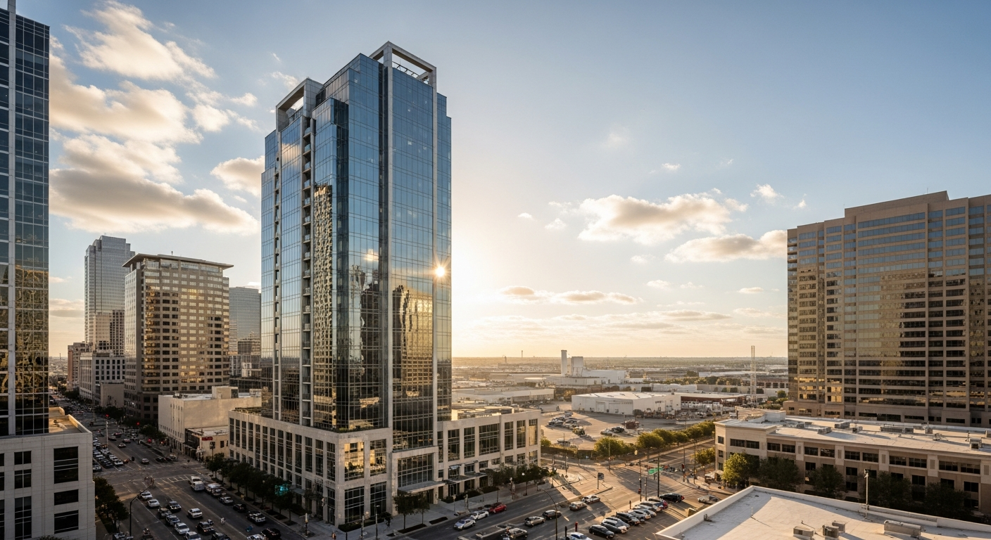 Texas business owners reviewing profitable industry opportunities and market data