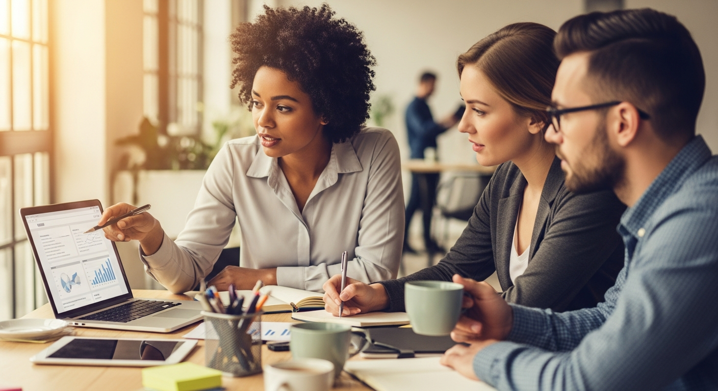 Entrepreneur celebrating after receiving small business grant approval notification