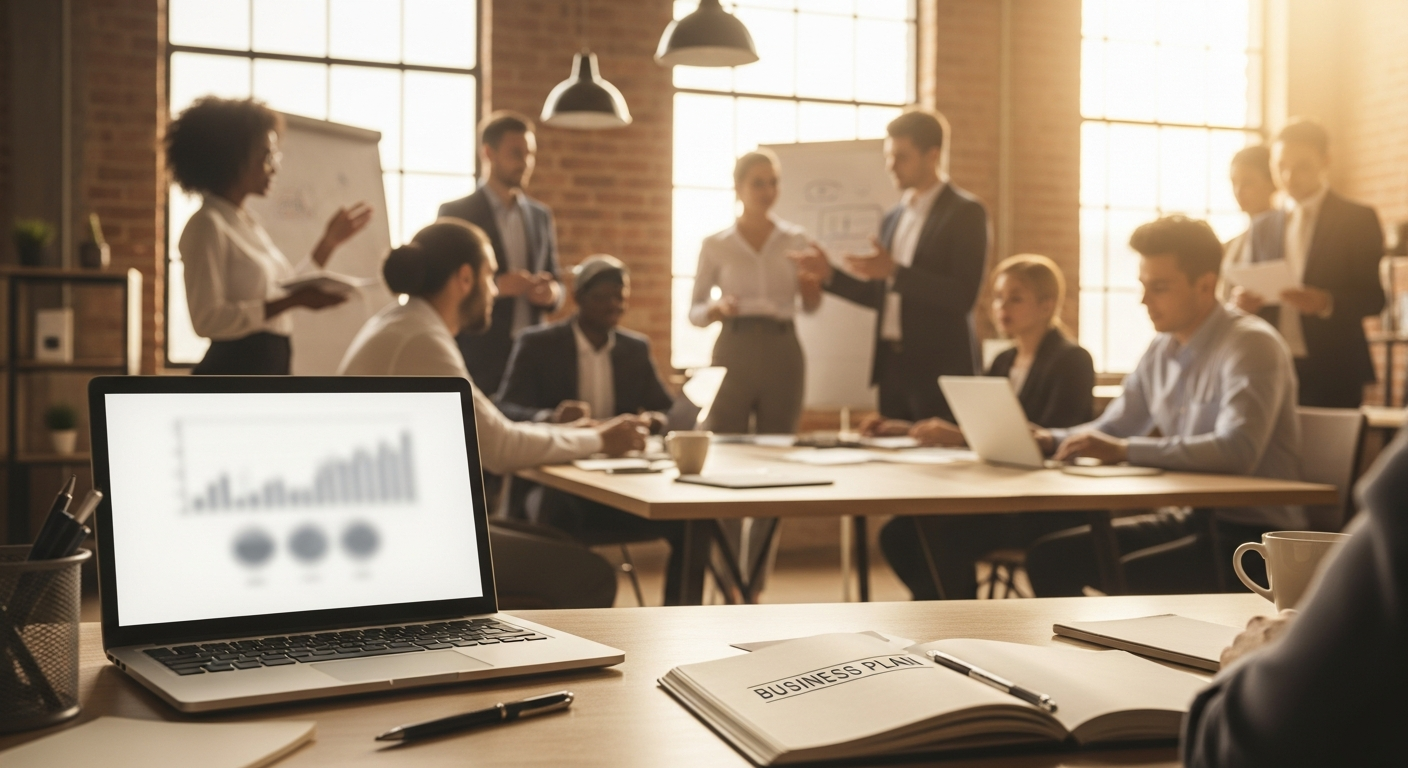 Startup business plan template and writing process