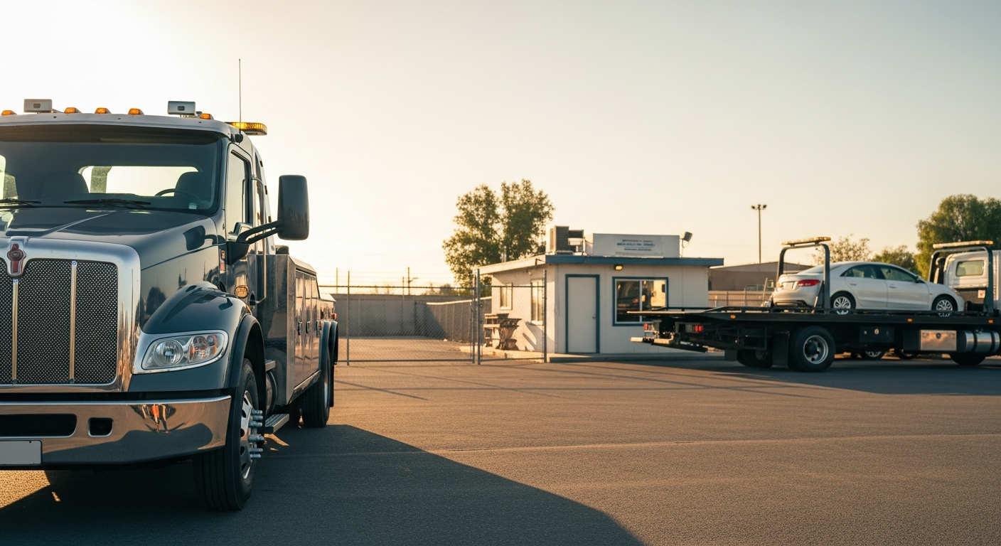 Local towing company market research showing competition analysis and demand assessment